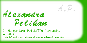 alexandra pelikan business card